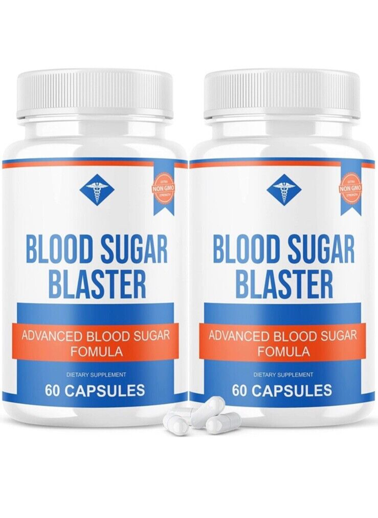 2-Pack Blood Sugar Blaster Advanced Blood Sugar Formula - 120 Capsules