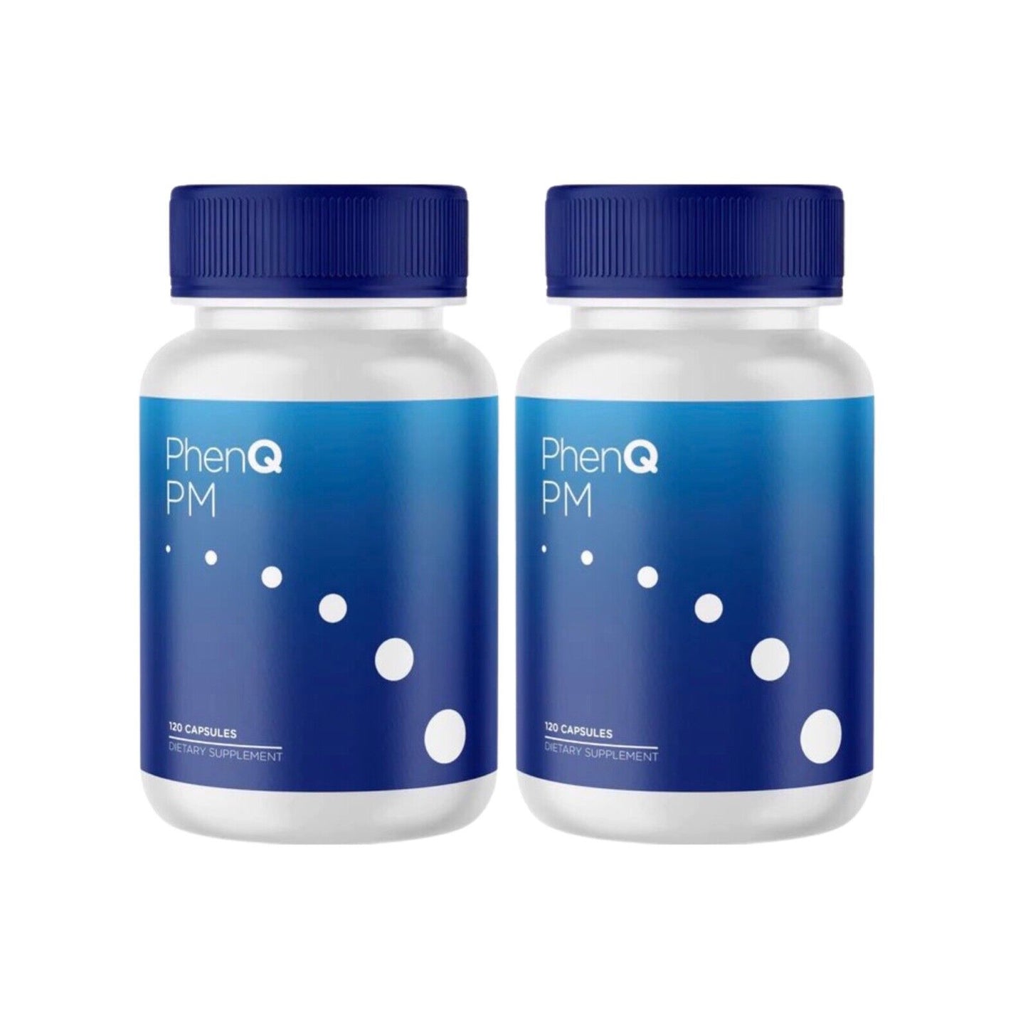 2-Pack PhenQ PM - Night Time Weight Loss Fat Burner Supplement - 120 Capsules