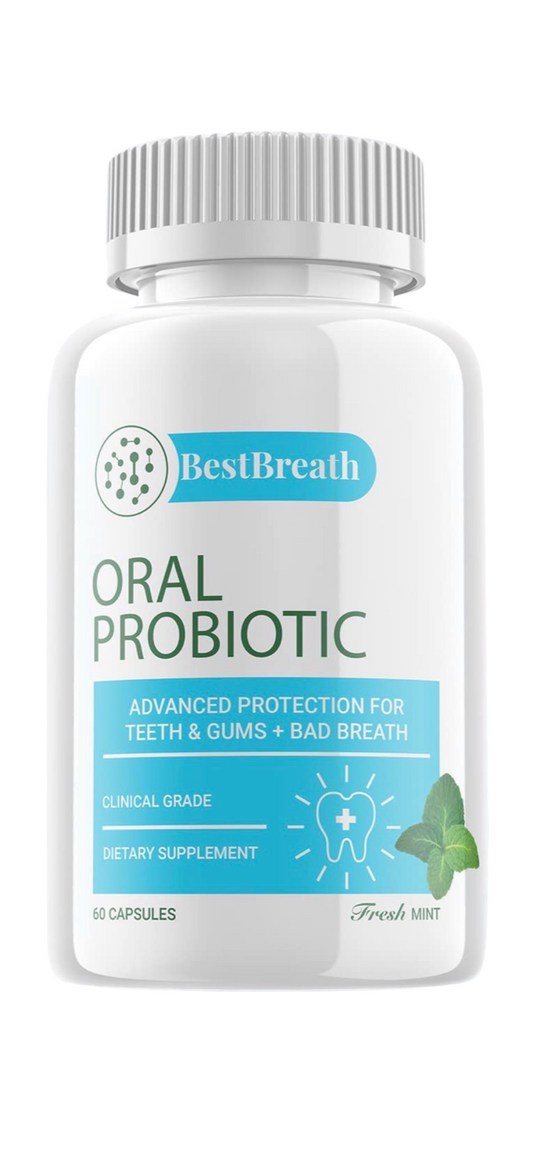 Best Breath Oral Dietary Supplement, Bad Breath & Gum Repair-60 Capsules
