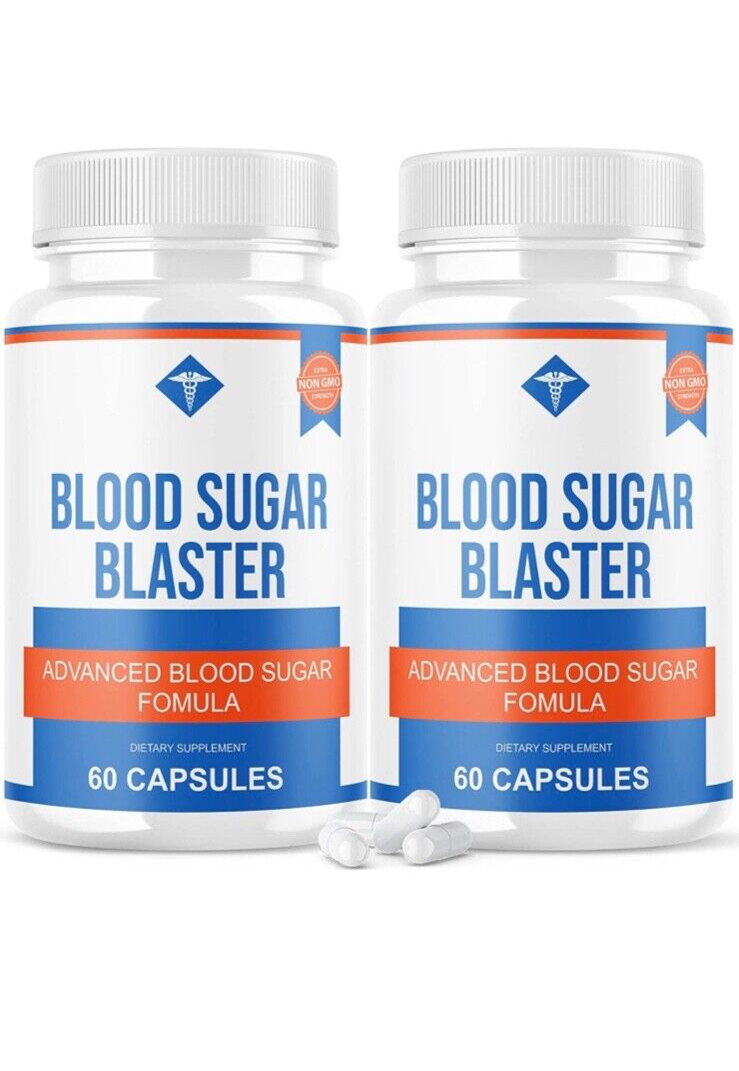 2-Pack Blood Sugar Blaster Advanced Blood Sugar Formula - 120 Capsules